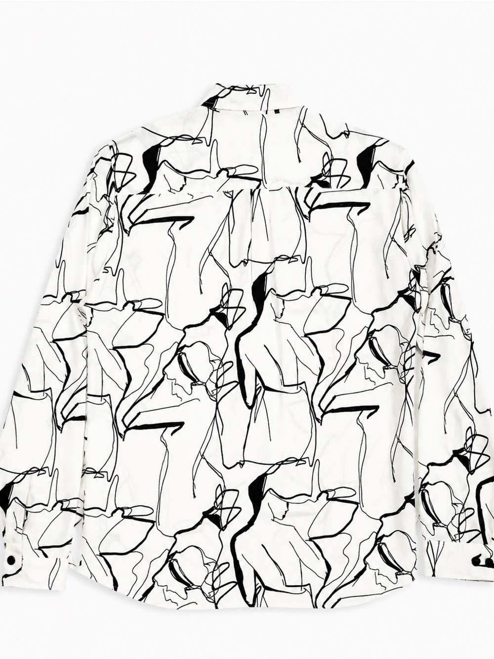 Men’s Zara Long-Sleeve Shirt Abstract Size Large (Runs a bit tight) - Picture 7 of 9